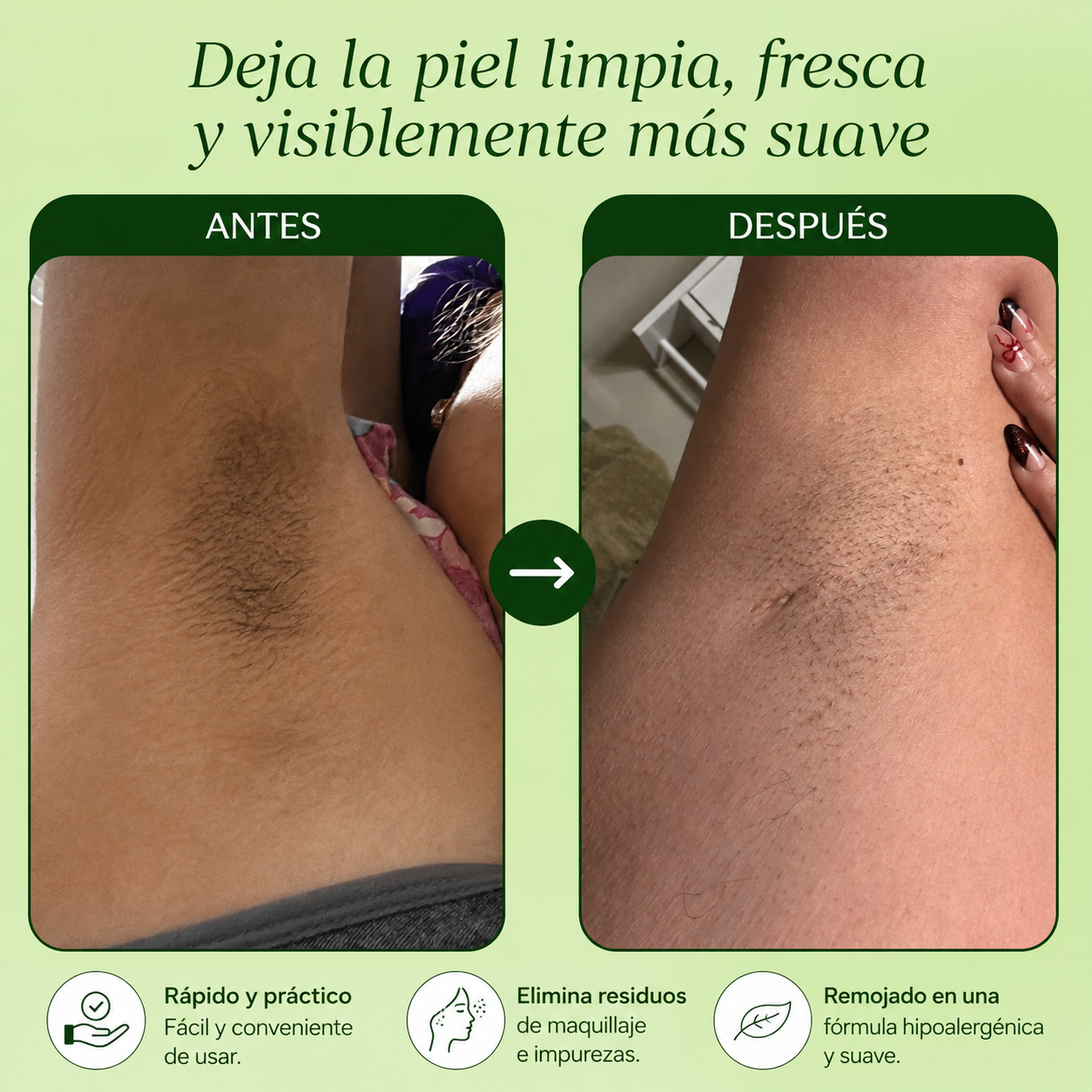 Aluna™: JIYU Pads Coreanos Aclarantes para axilas bonitas y suaves.