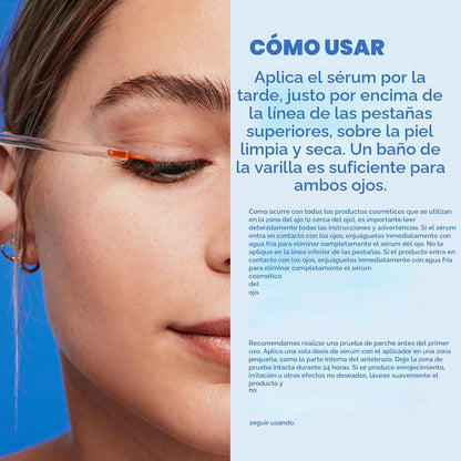 Sérum para crecimiento de pestañas y cejas