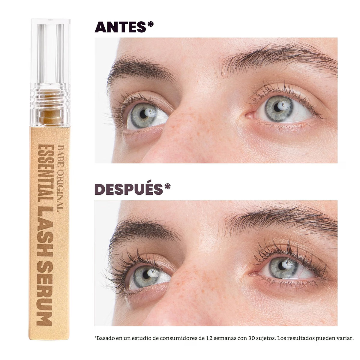 Sérum para crecimiento de pestañas y cejas