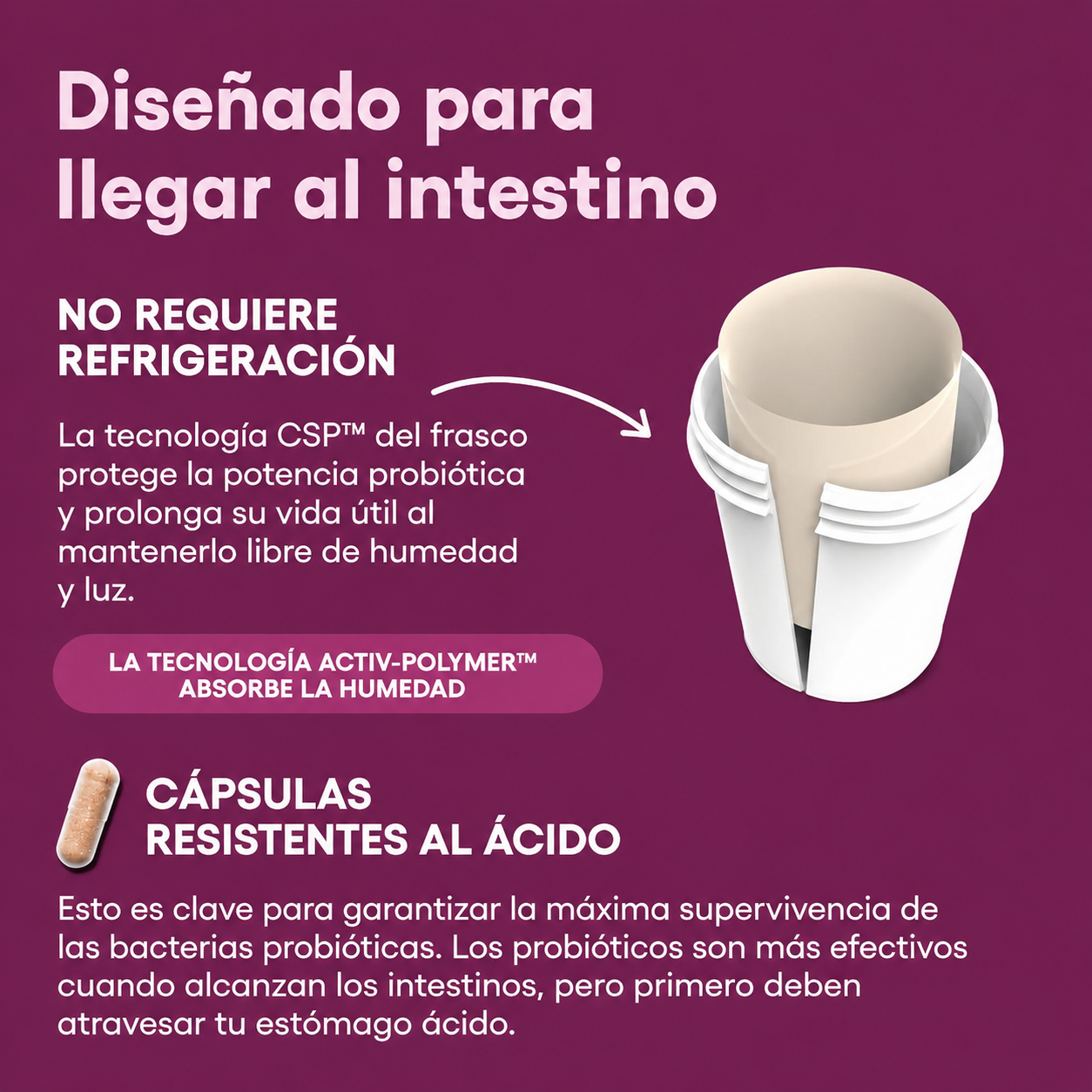 Probióticos vaginales para el mal olor, la picazón y el flujo abundante.