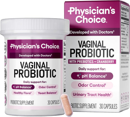 Probióticos vaginales para el mal olor, la picazón y el flujo abundante.
