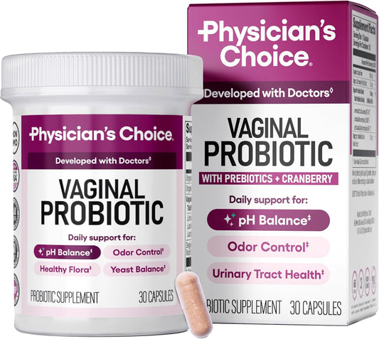 Probióticos vaginales para el mal olor, la picazón y el flujo abundante.