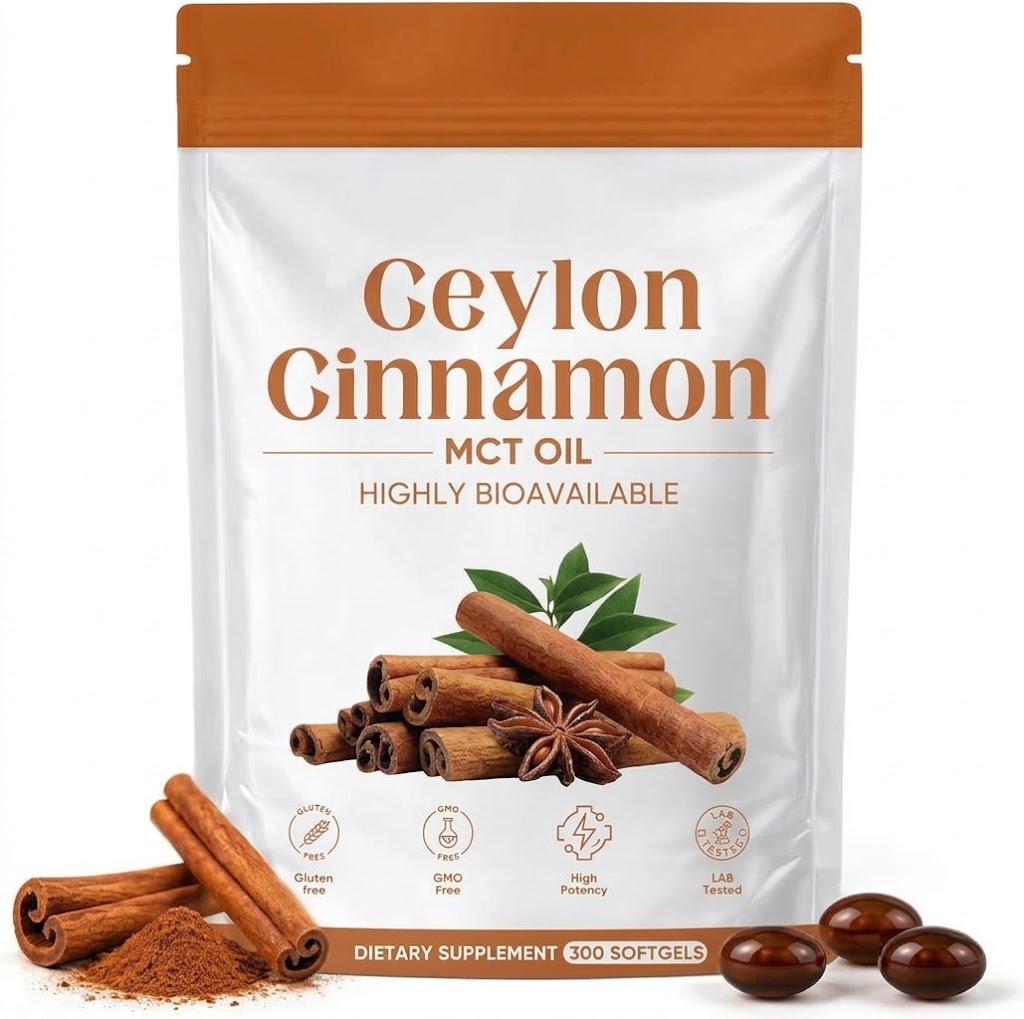 Cápsulas blandas de canela de Ceilán