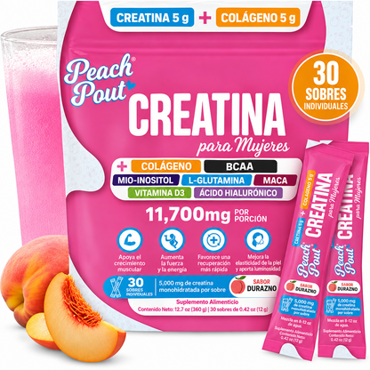 Creatina + Colágeno para Mujeres | Fuerza, Energía y Recuperación