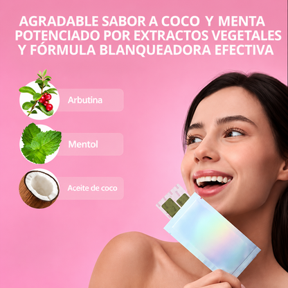 Sonrisa Radiante: Tiras Blanqueadoras Dentales sin Peróxido